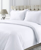 Thumbnail for your product : Tribeca Living 750 Thread Count Sateen Oversized Solid King Duvet Cover Set