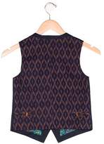 Thumbnail for your product : Scotch Shrunk Boys' V-Neck Button-Up Vest w/ Tags