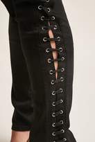 Thumbnail for your product : Forever 21 Plus Size Lace-Up Jeans
