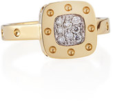 Thumbnail for your product : Roberto Coin Pois Moi Pave Diamond Ring, Yellow Gold