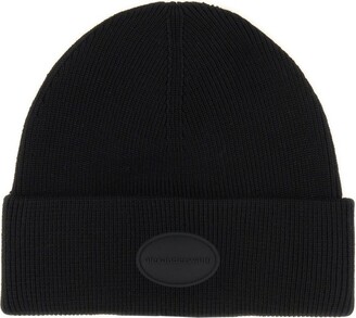 Alexander Wang Off-White Denim Crystal Logo Bucket Hat - ShopStyle