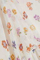 Thumbnail for your product : See by Chloe Lace-trimmed Floral-print Georgette Dress