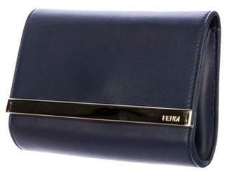 Fendi Leather Mini Flap Clutch w/ Tags