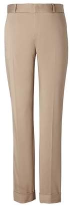 Banana Republic Avery Straight-Fit Sateen Ankle Pant with Cuff