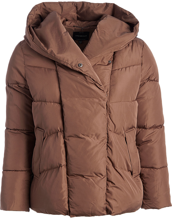 lucky brand puffer jacket women's