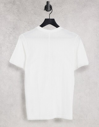 Abercrombie & Fitch short sleeve logo t shirt in white