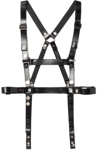 studded leather harness