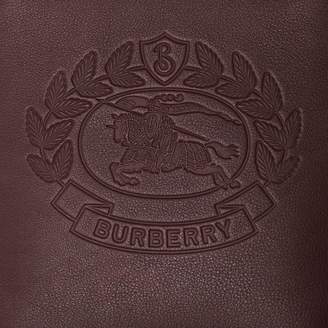 Burberry Small Embossed Crest Leather Crossbody Bag