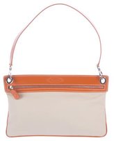 Thumbnail for your product : Tod's Leather-Trimmed Woven Shoulder Bag