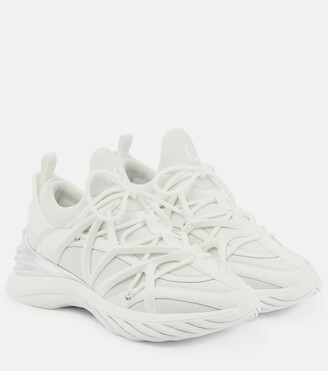 Jimmy Choo Cosmos/F Neoprene & Leather Sneaker - ShopStyle
