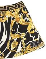 Thumbnail for your product : Versace Baroque Print Cotton Sweatshirt Skirt