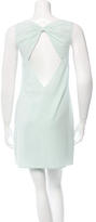 Thumbnail for your product : Alice + Olivia Silk Open Back Shift Dress