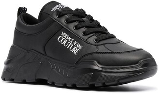 Versace Jeans Couture Chunky-Sole Leather Sneakers