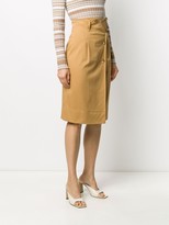 Thumbnail for your product : Alberta Ferretti High Waisted Pencil Skirt
