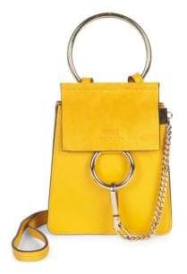 Chloé Mini Faye Leather Bracelet Bag