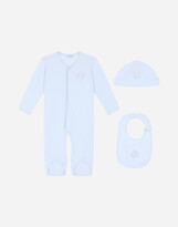 Thumbnail for your product : Dolce & Gabbana 3-Piece Jersey Gift Set With Laurel Patch