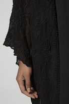 Thumbnail for your product : Topshop Embroidered chiffon robe