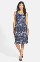 Thumbnail for your product : Pink Tartan 'Cityscape' Sheath Dress