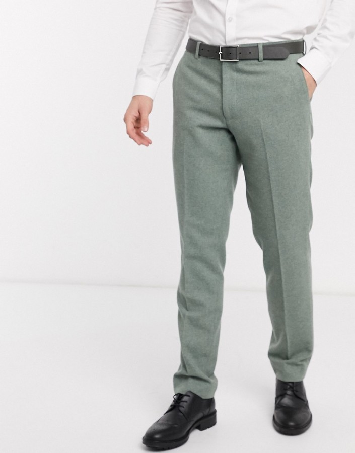 womens skinny tweed trousers