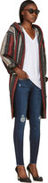 Thumbnail for your product : Nobody Denim SSENSE Exclusive Blue Trace Geo Distressed Skinny Jeans