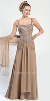 Thumbnail for your product : Sue Wong Gathered Chiffon skirt evening dresses