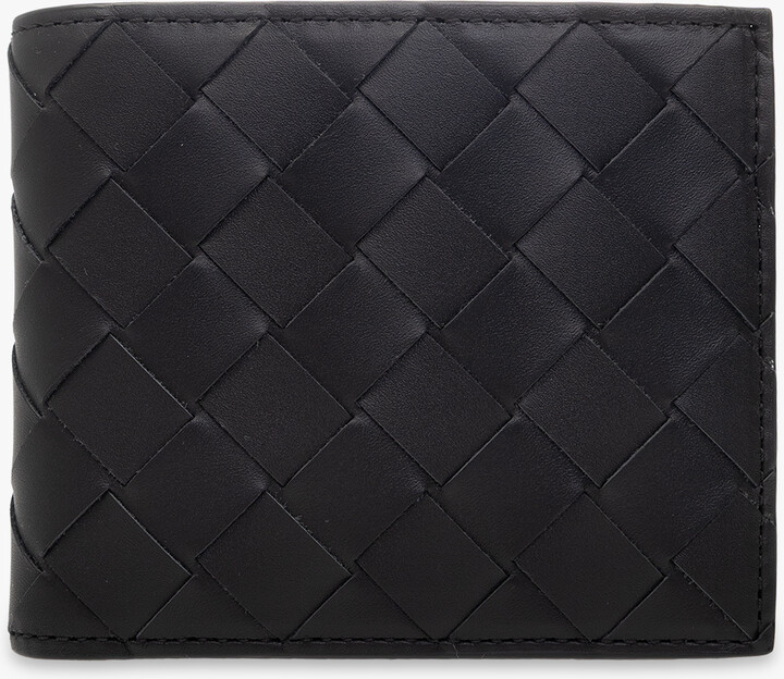 Bottega Veneta Leather Wallet  - Black
