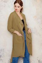 Thumbnail for your product : NA-KD Sheer Trench Coat