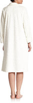 Thumbnail for your product : Oscar de la Renta Sleepwear Jacquard Zip-Front Robe