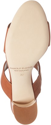 Manolo Blahnik Kalita Strappy Slide Sandal