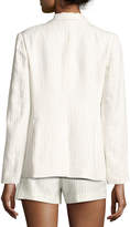 Thumbnail for your product : Joie Jeralda Sleeveless Paisley-Print Silk Shirt