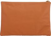 Thumbnail for your product : Deux Lux Chevron-Woven Top-Zip Large Pouch-Brown