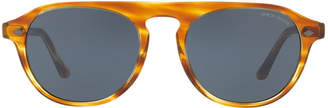 Giorgio Armani Ar8096 53 Black Square Sunglasses