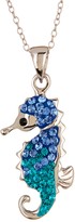 Thumbnail for your product : Candela Sterling Silver Swarovski Crystal Seahorse Pendant Necklace