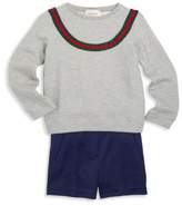 Thumbnail for your product : Gucci Little Girl's & Girl's Web-Trimmed Cotton Sweatshirt