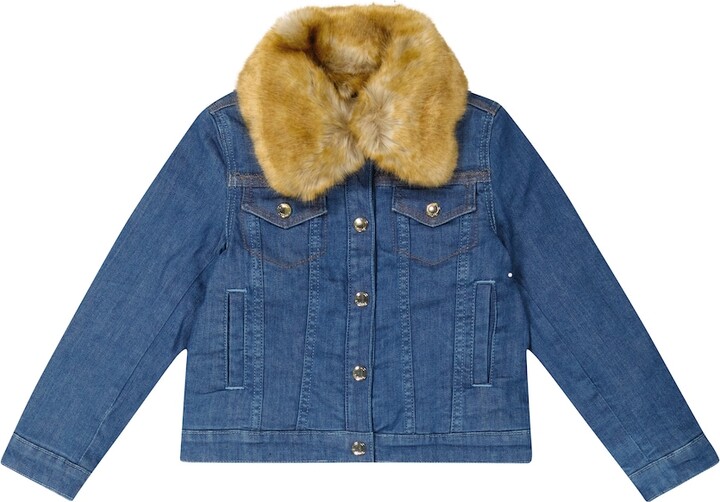 Chloé Children Denim jacket ShopStyle Girls' Outerwear