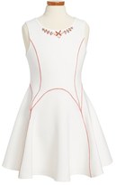 Thumbnail for your product : Blush by Us Angels Sleeveless Scuba Party Dress (Big Girls)
