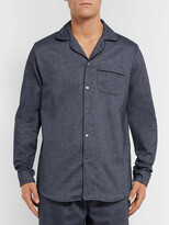 Thumbnail for your product : Desmond & Dempsey Brushed Cotton-Twill Pyjama Shirt