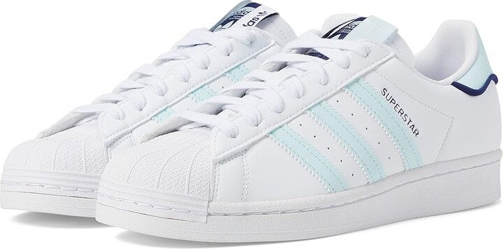 adidas Superstar W (White/Almost Blue/Night Sky) Classic Shoes - ShopStyle