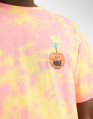 pink blue and yellow nike shirt