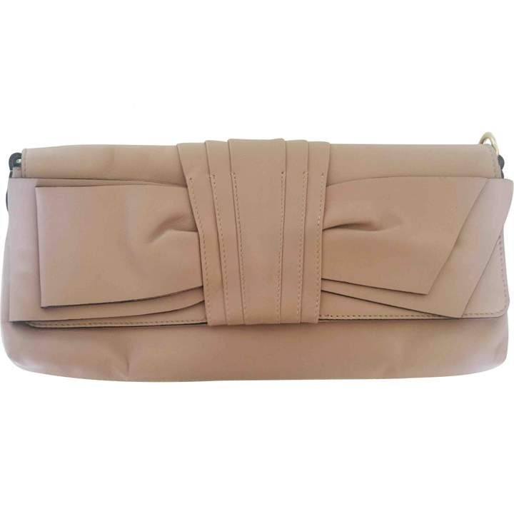 valentino clutch beige