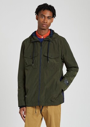 Paul Smith Men's Khaki Nylon Hooded Field Jacket - ShopStyle
