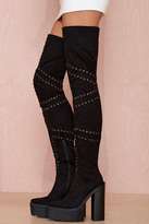 Thumbnail for your product : Jeffrey Campbell Notorious Suede Thigh High Boot