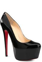 Thumbnail for your product : Christian Louboutin Daffodile Patent Leather Platform Pumps
