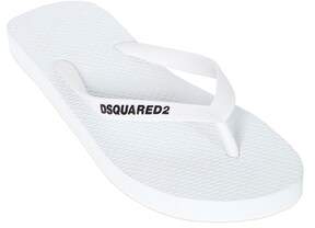 DSQUARED2 Logo Rubber Flip Flops