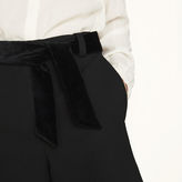 Thumbnail for your product : Maje Short crêpe shorts with belt