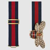 Thumbnail for your product : Gucci Web belt with bee