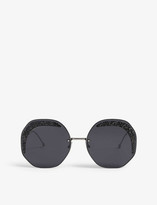 Thumbnail for your product : Fendi FF0358 irregular-frame sunglasses