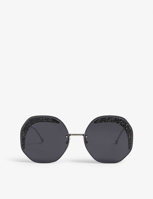 Fendi FF0358 irregular-frame sunglasses