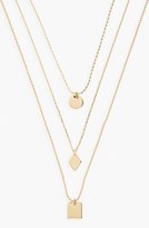 Thumbnail for your product : Nordstrom Triple Pendant Necklace