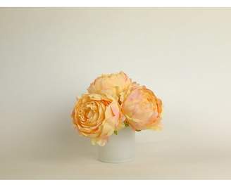Ophelia & Co. Artificial Silk Peonies Floral Arrangement in Decorative Vase Flower
